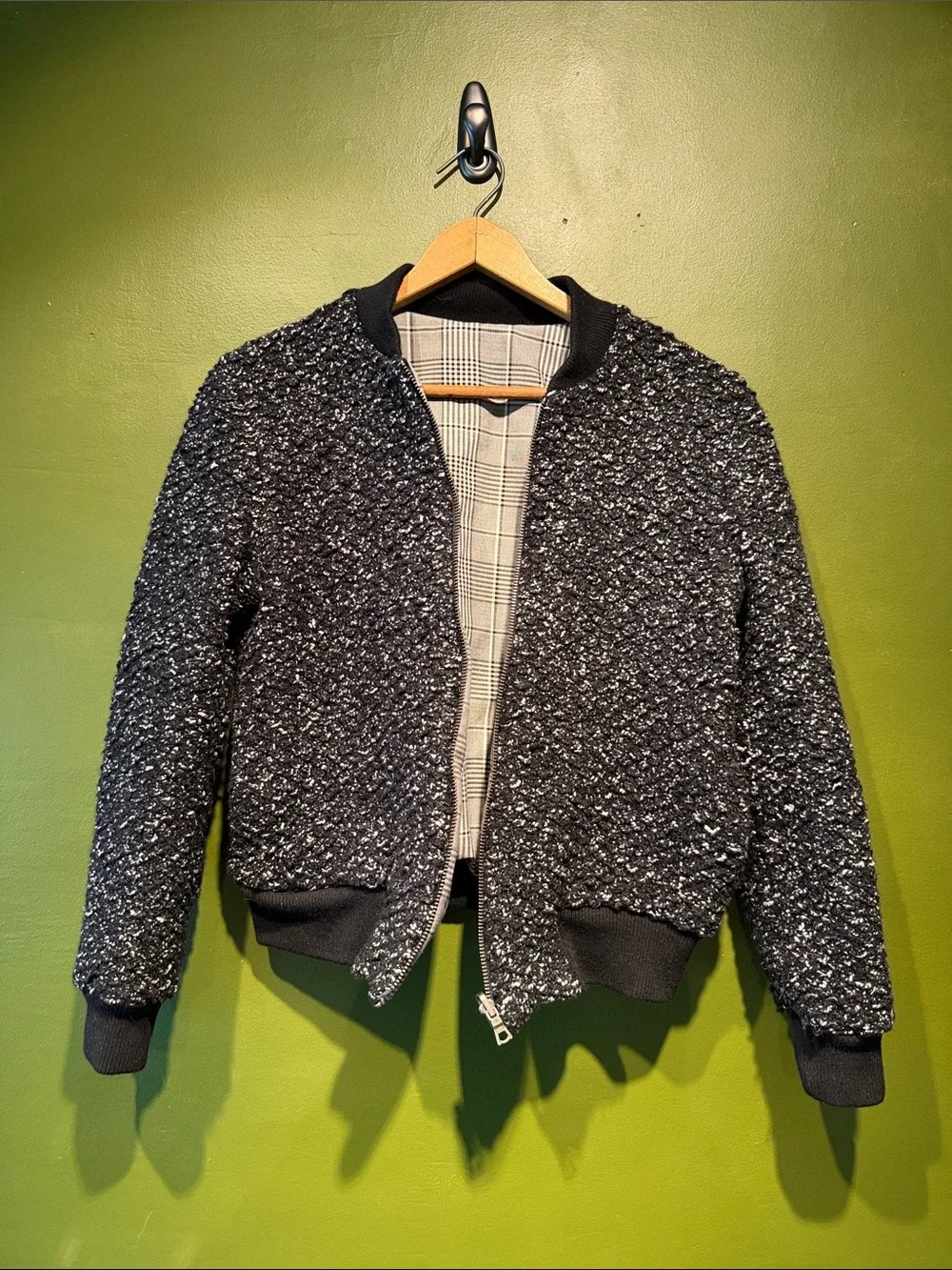 alice + olivia Reversible Lonnie Bomber Jacket - Picture 7 of 13